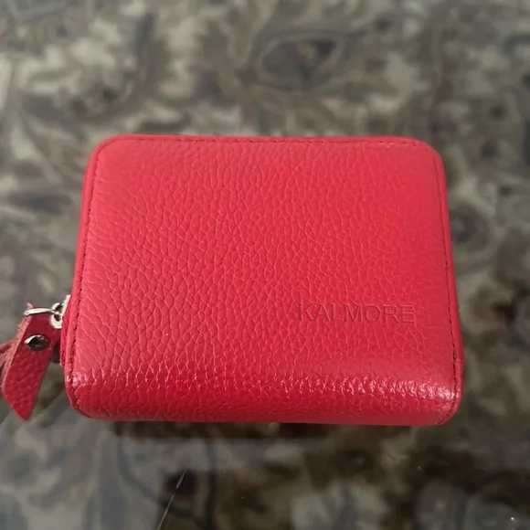 RFID Leather Double Zipper Wallet - Picture 2 of 3